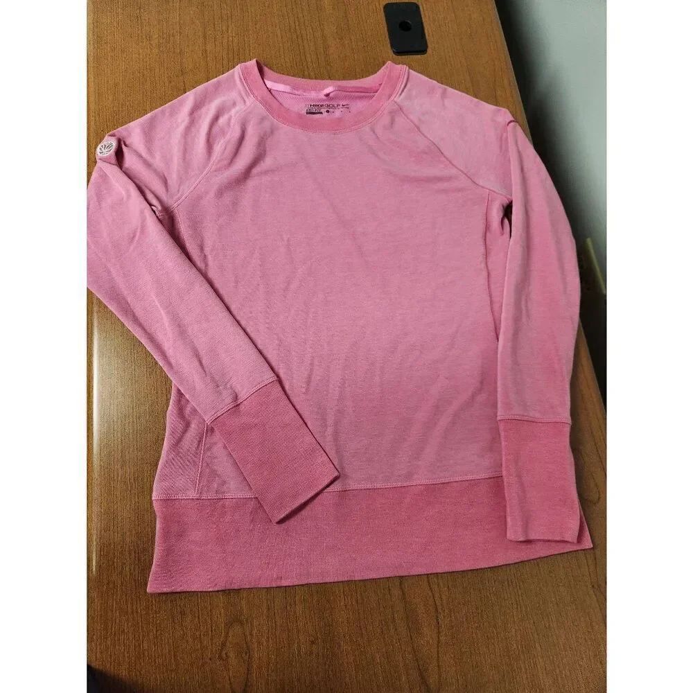 Nike Golf Pink Athletic Sweatshirt Size Medium